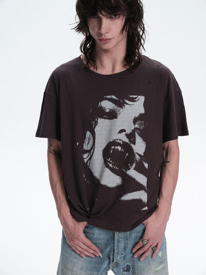 VAMPIRE PORTRAIT CREW NECK TEE