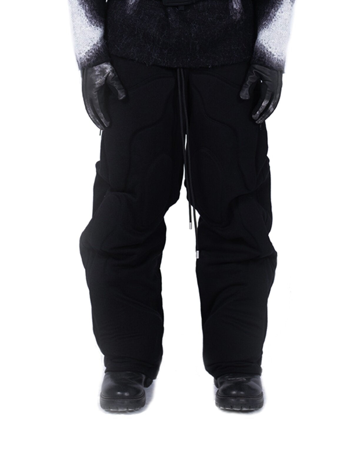 ZIP CUFF LEATHER TECH GLOVES