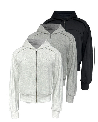 ARMOUR LOOP-ARCH SHORT HOODIE