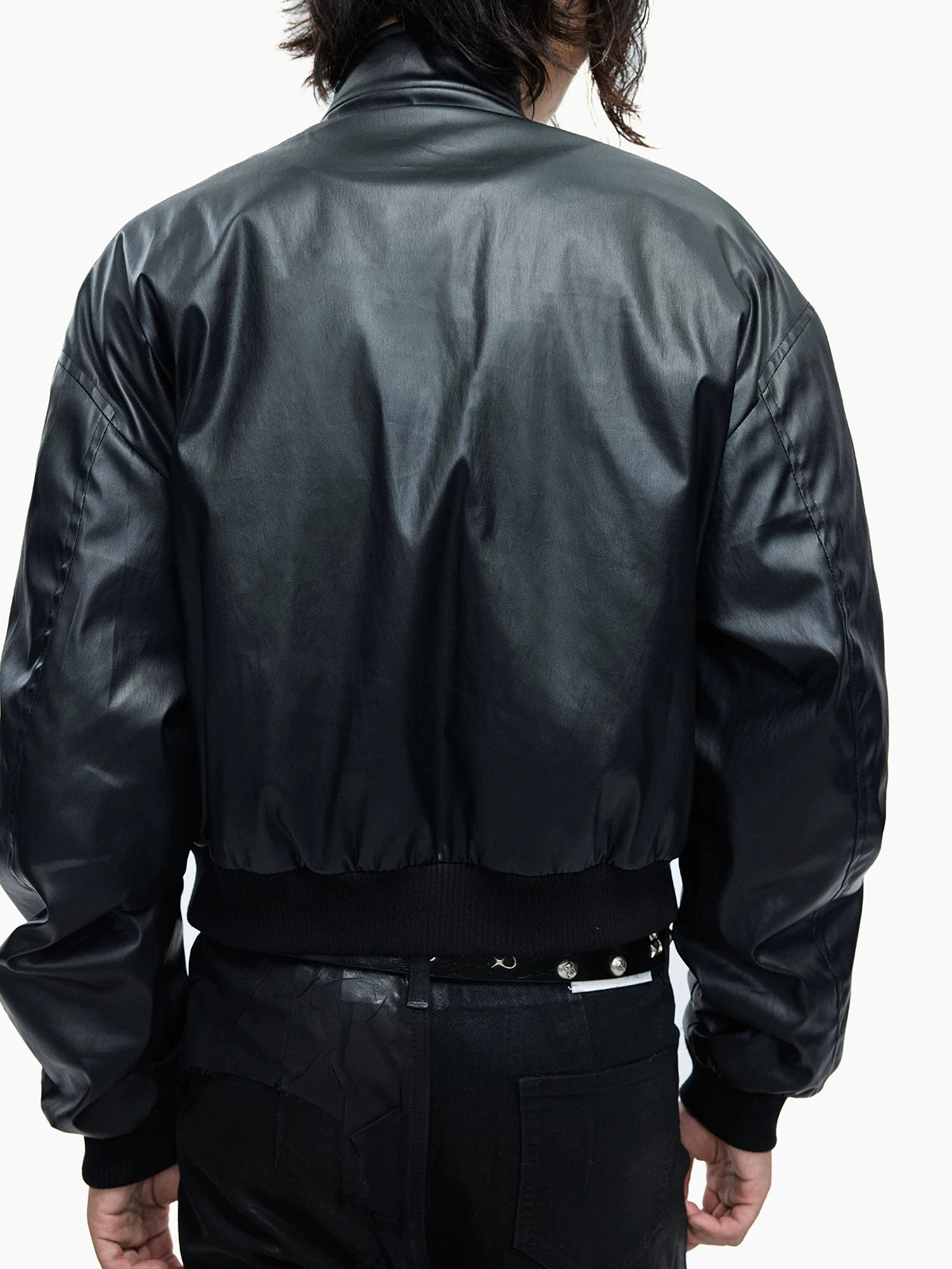 METAL ACCENT STAND COLLAR JACKET