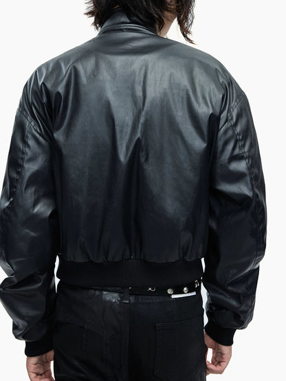 METAL ACCENT STAND COLLAR JACKET