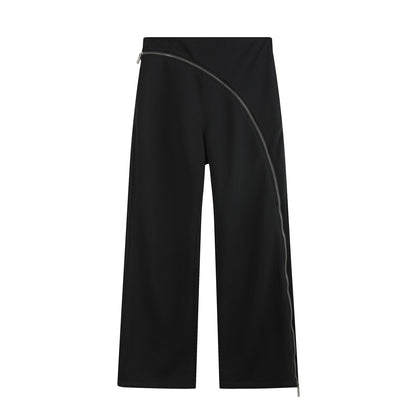 CURVED CHAIN KNIT SWEATPANTS